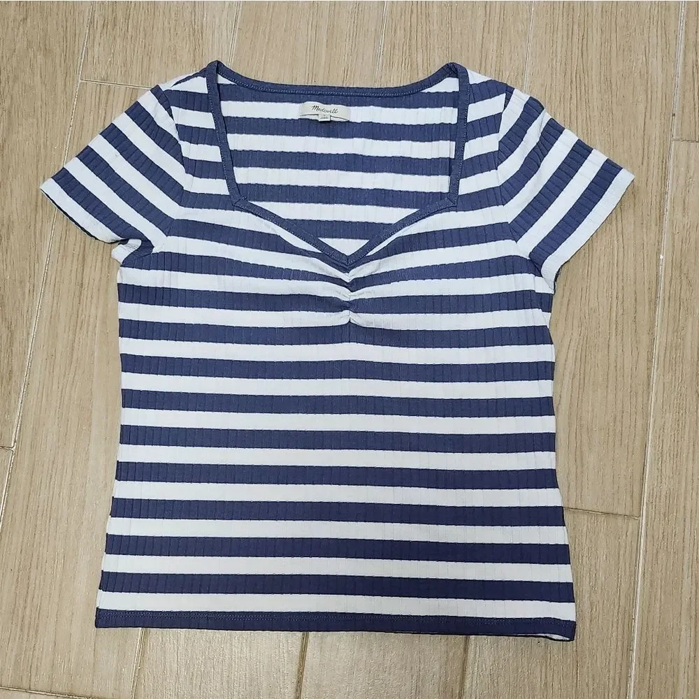 Madewell Size L Fitted Top - Picture 4 of 4